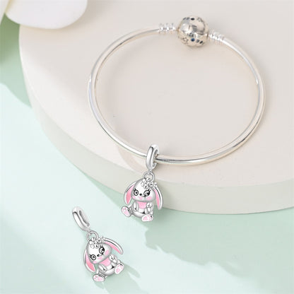 Charm Conejo Rosa