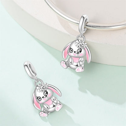 Charm Conejo Rosa