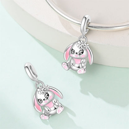 Charm Conejo Rosa