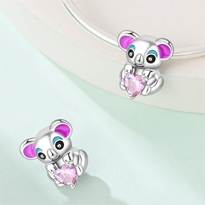 Charm Koala Rosa