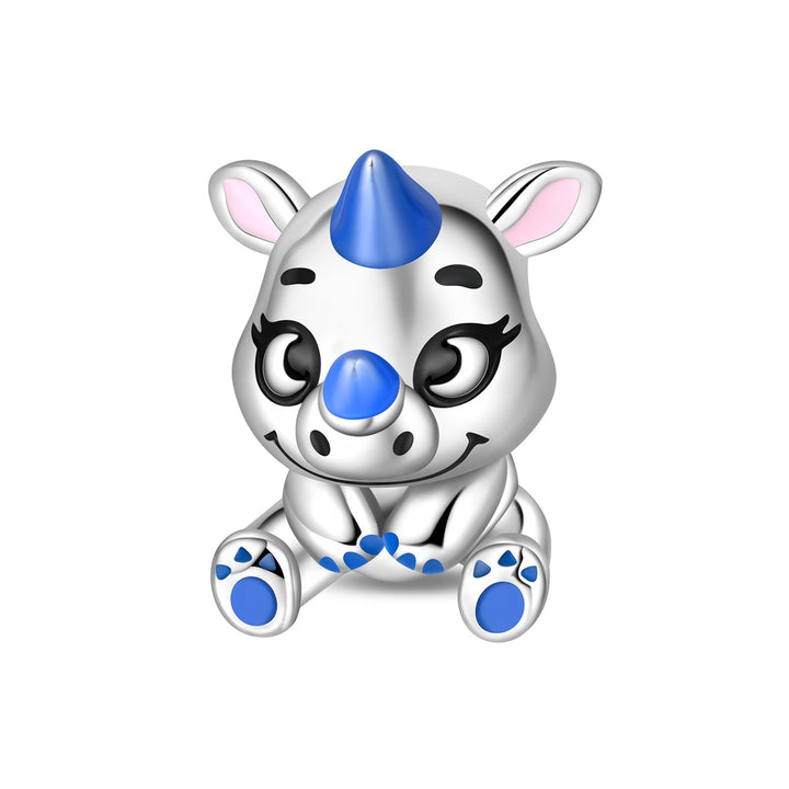 Charm Rinoceronte Azul