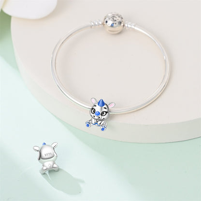 Charm Rinoceronte Azul