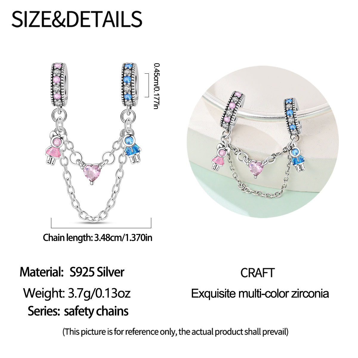 Cadena De Seguridad Boy & Girl