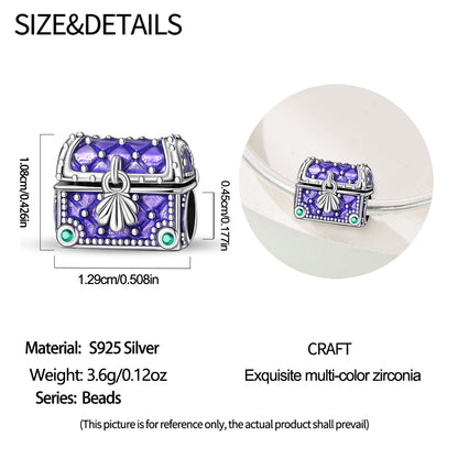 Charm Cofre Morado