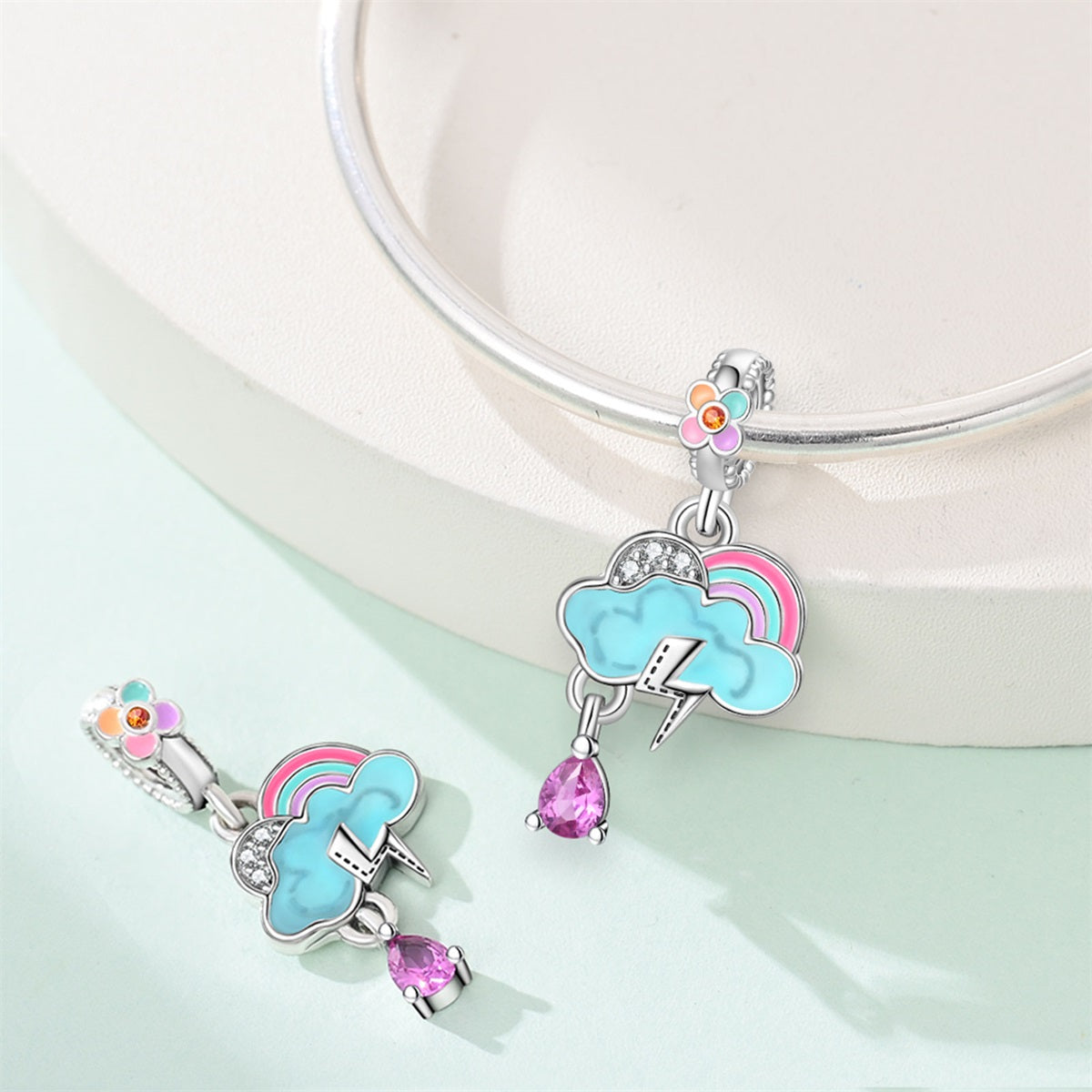 Charm Nube Azul