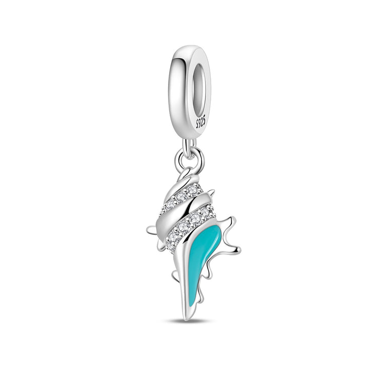 Charm Caracol Azul