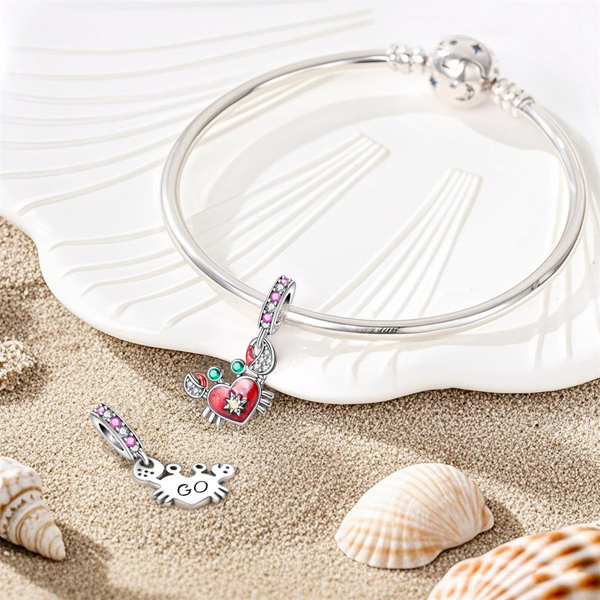 Charm Cangrejo Rojo