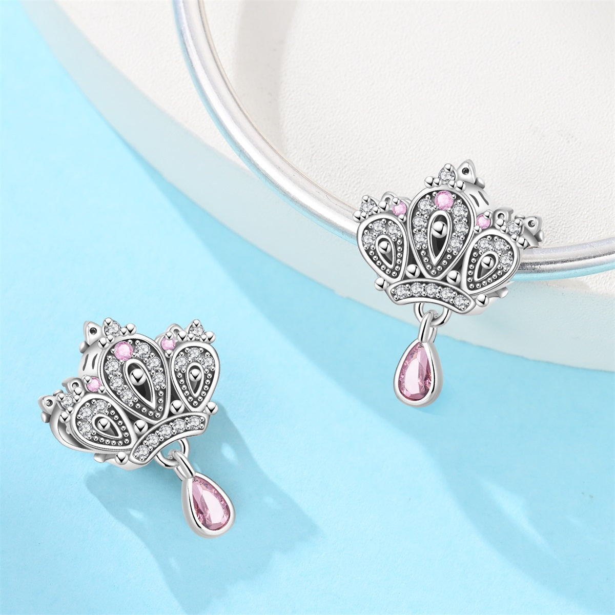 Charm Corona Rosa
