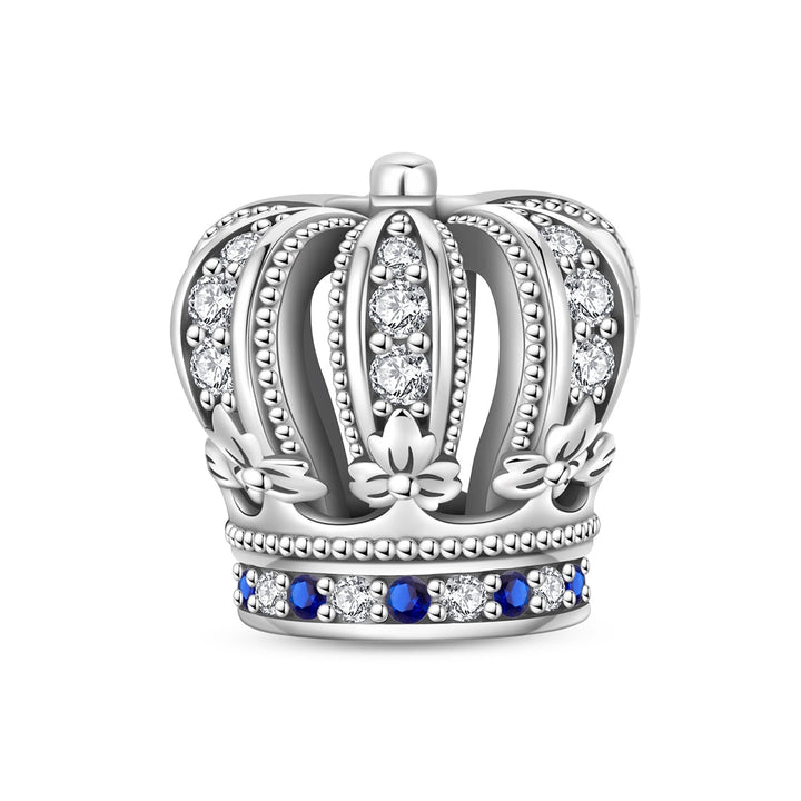 Charm Corona Con Detalles Azules