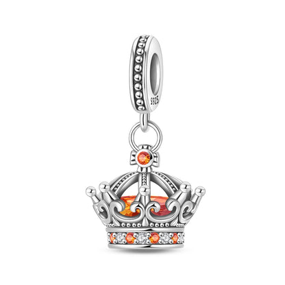 Charm Corona Con Detalles Naranjas