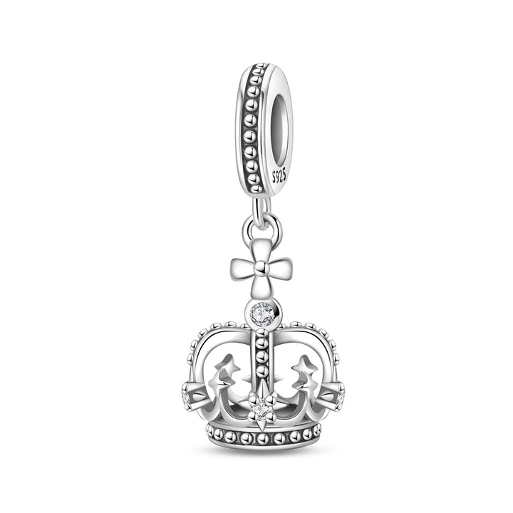 Charm Corona Plateada