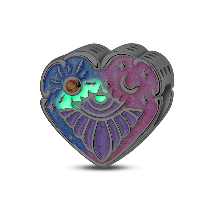 Charm Corazon Dia & Noche