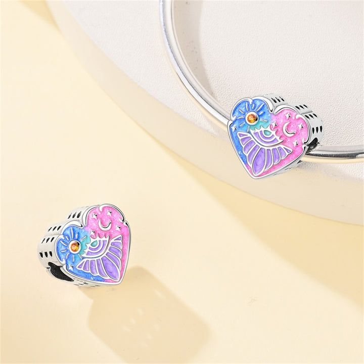 Charm Corazon Dia & Noche