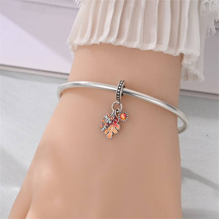 Charm Hojas De Otoño