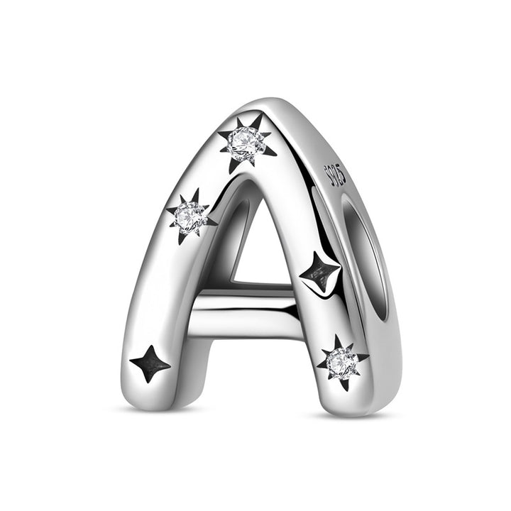 Charm Letras del Alfabeto Con Estrellas