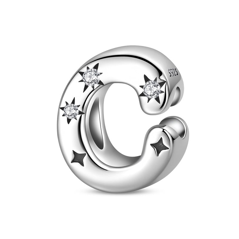 Charm Letras del Alfabeto Con Estrellas