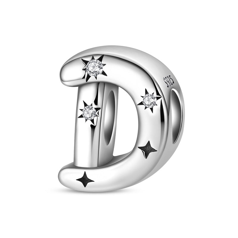 Charm Letras del Alfabeto Con Estrellas
