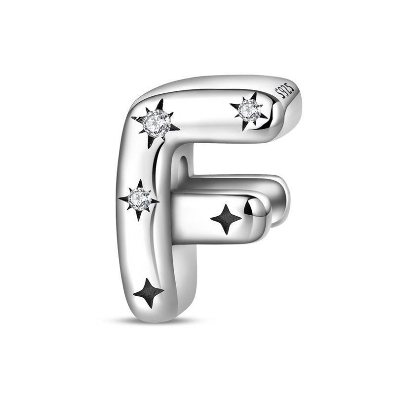 Charm Letras del Alfabeto Con Estrellas