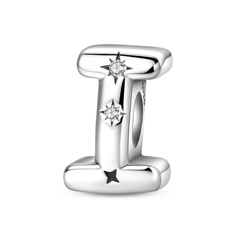 Charm Letras del Alfabeto Con Estrellas