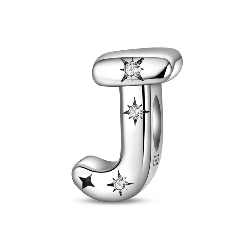 Charm Letras del Alfabeto Con Estrellas