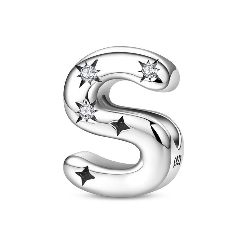 Charm Letras del Alfabeto Con Estrellas