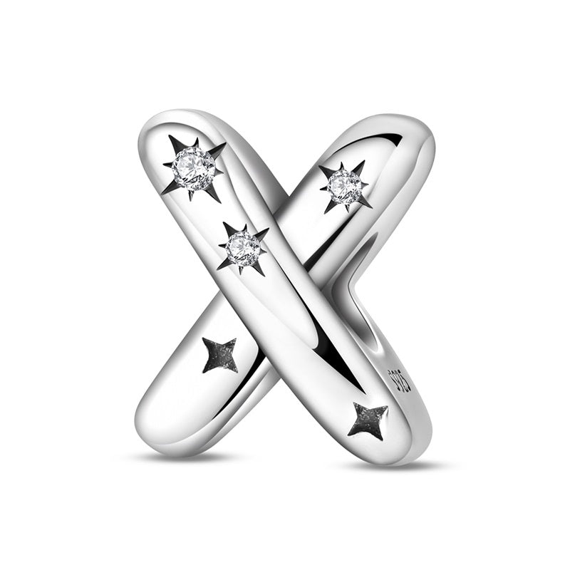 Charm Letras del Alfabeto Con Estrellas