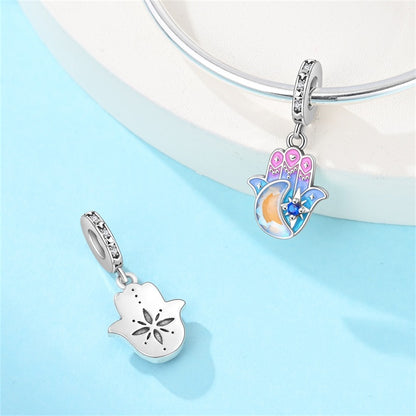 Charm Mano de Fatima Multicolor