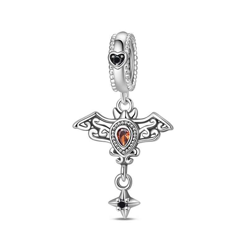 Charm Murcielago Plateado
