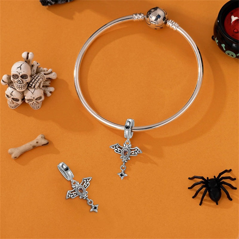 Charm Murcielago Plateado