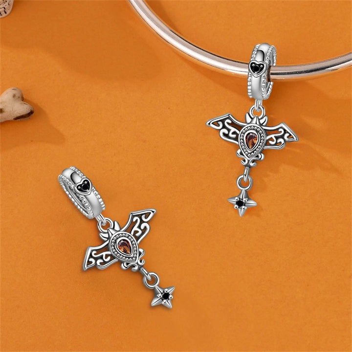 Charm Murcielago Plateado