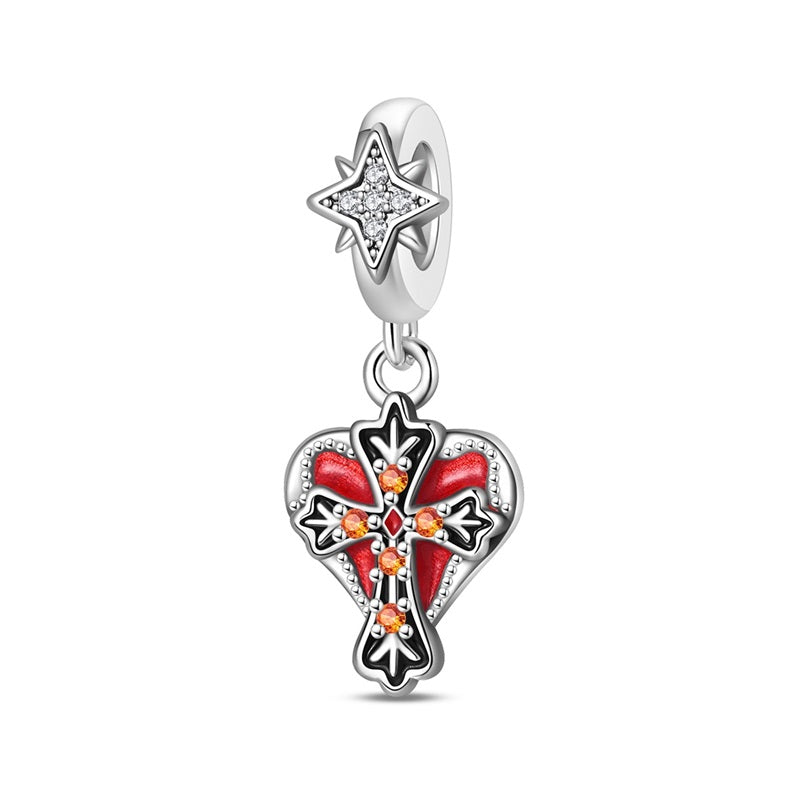 Charm Cruz & Corazon Rojo