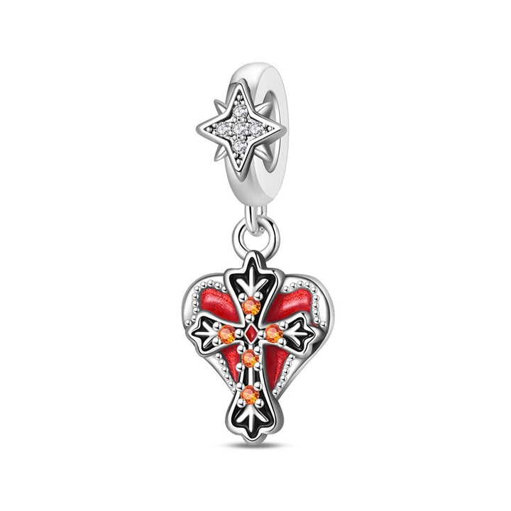 Charm Cruz & Corazon Rojo