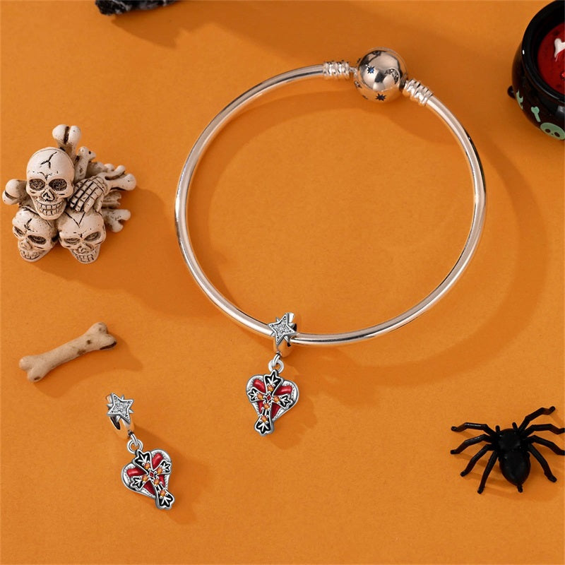 Charm Cruz & Corazon Rojo
