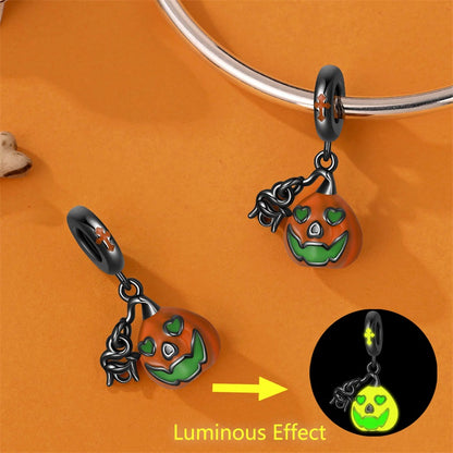 Charm Calabaza Fluorecente