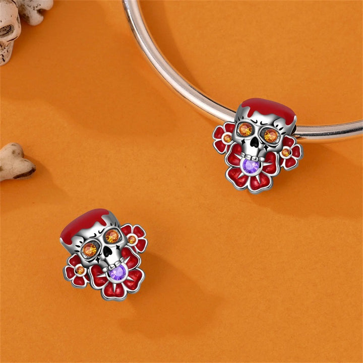 Charm Caliber Flores Rojas