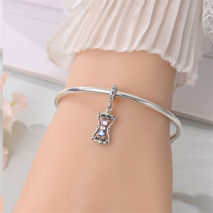 Charm Reloj Azul & Rosa