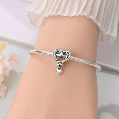 Charm Corazon Plateado