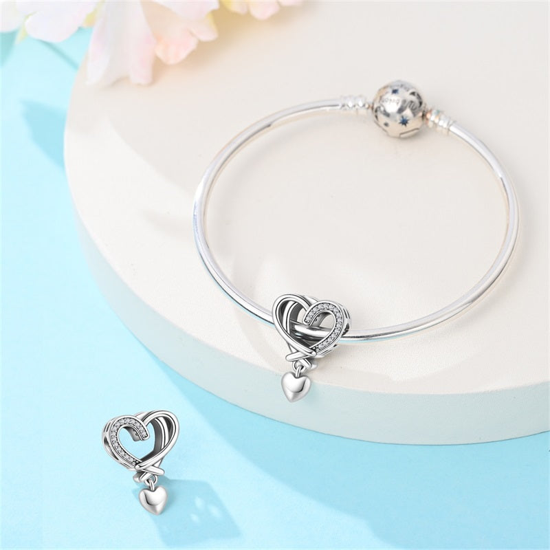 Charm Corazon Plateado