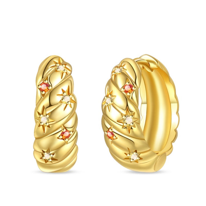 Aretes Espiral de Estrellas Celestiales