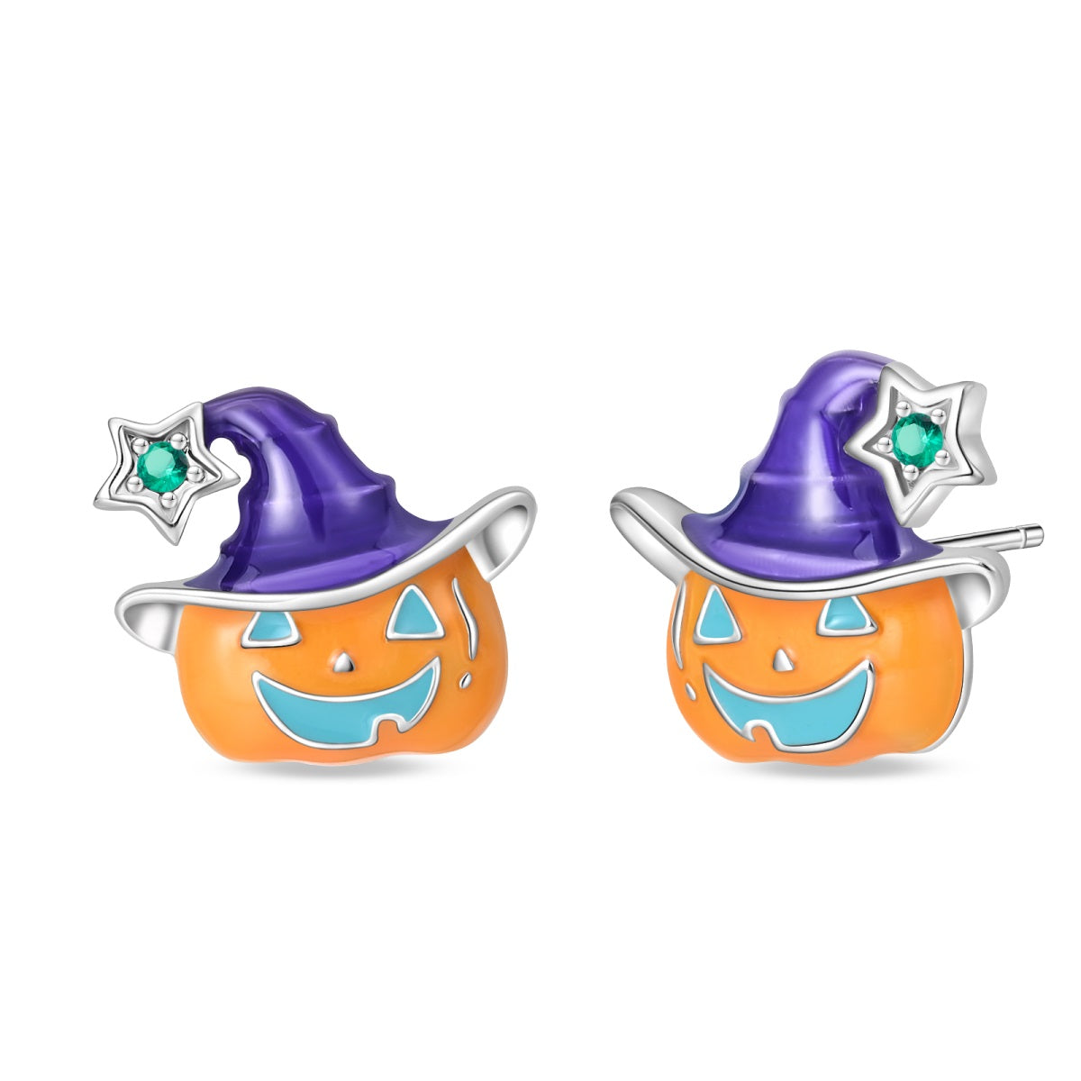 Aretes Calabaza de Halloween