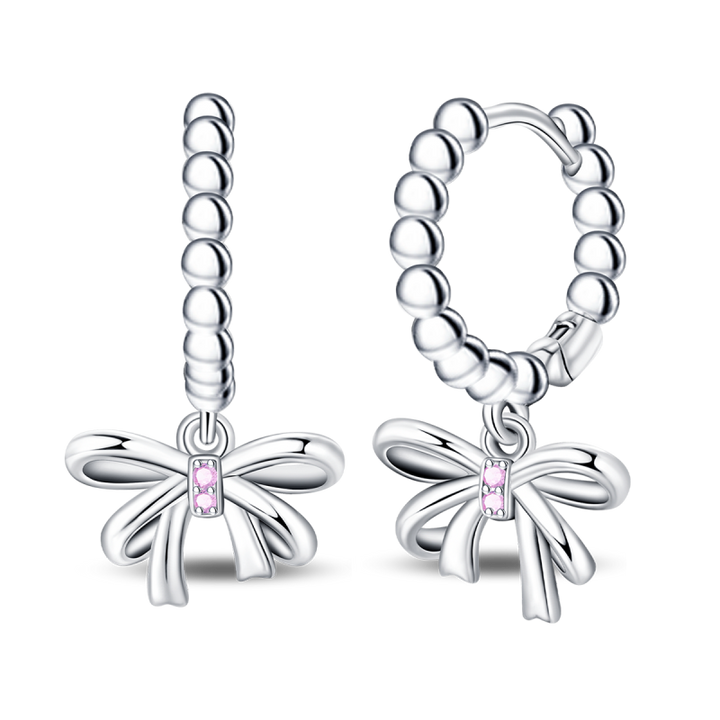 Aretes Circulares Con Moños