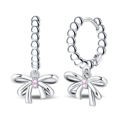 Aretes Circulares Con Moños