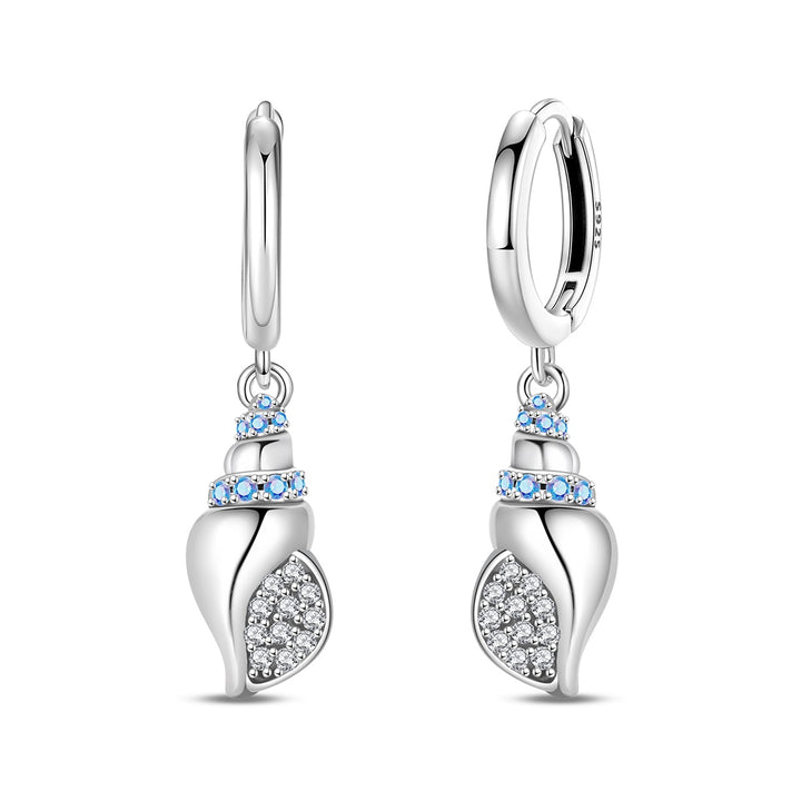 Aretes Caracoles Marinos