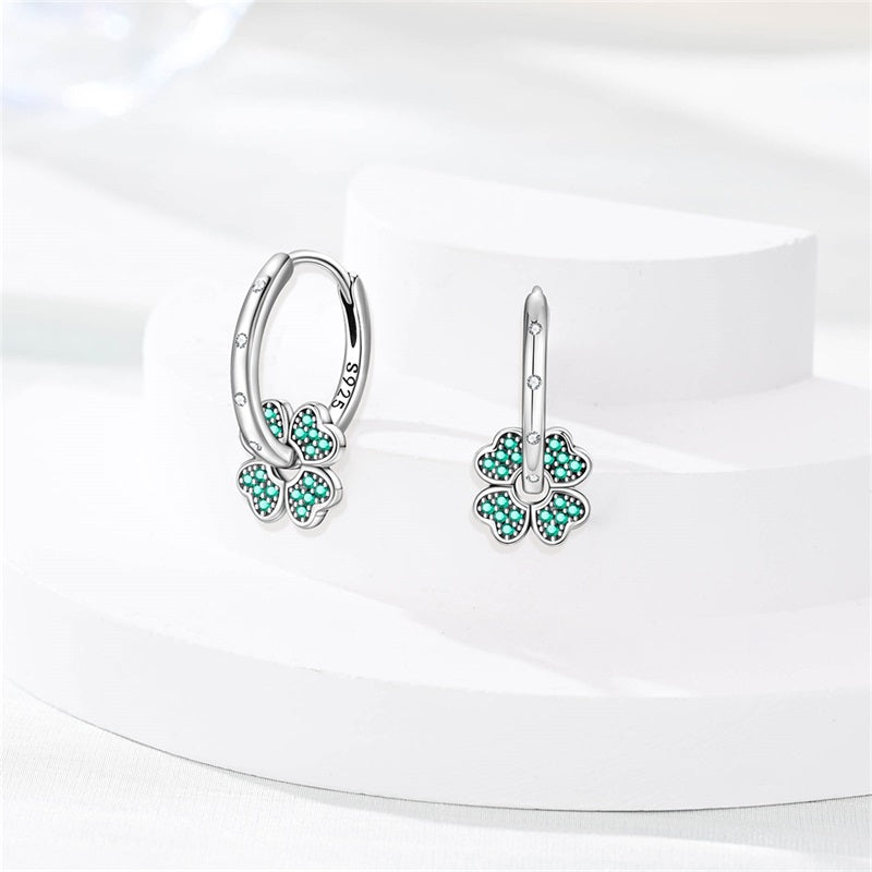 Aretes Trébol de 4 Hojas