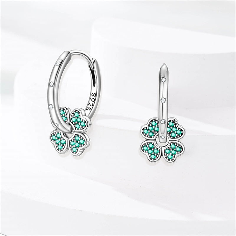 Aretes Trébol de 4 Hojas