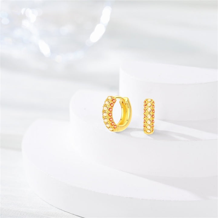 Aretes Dorado & Naranja