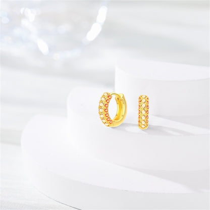 Aretes Dorado & Naranja