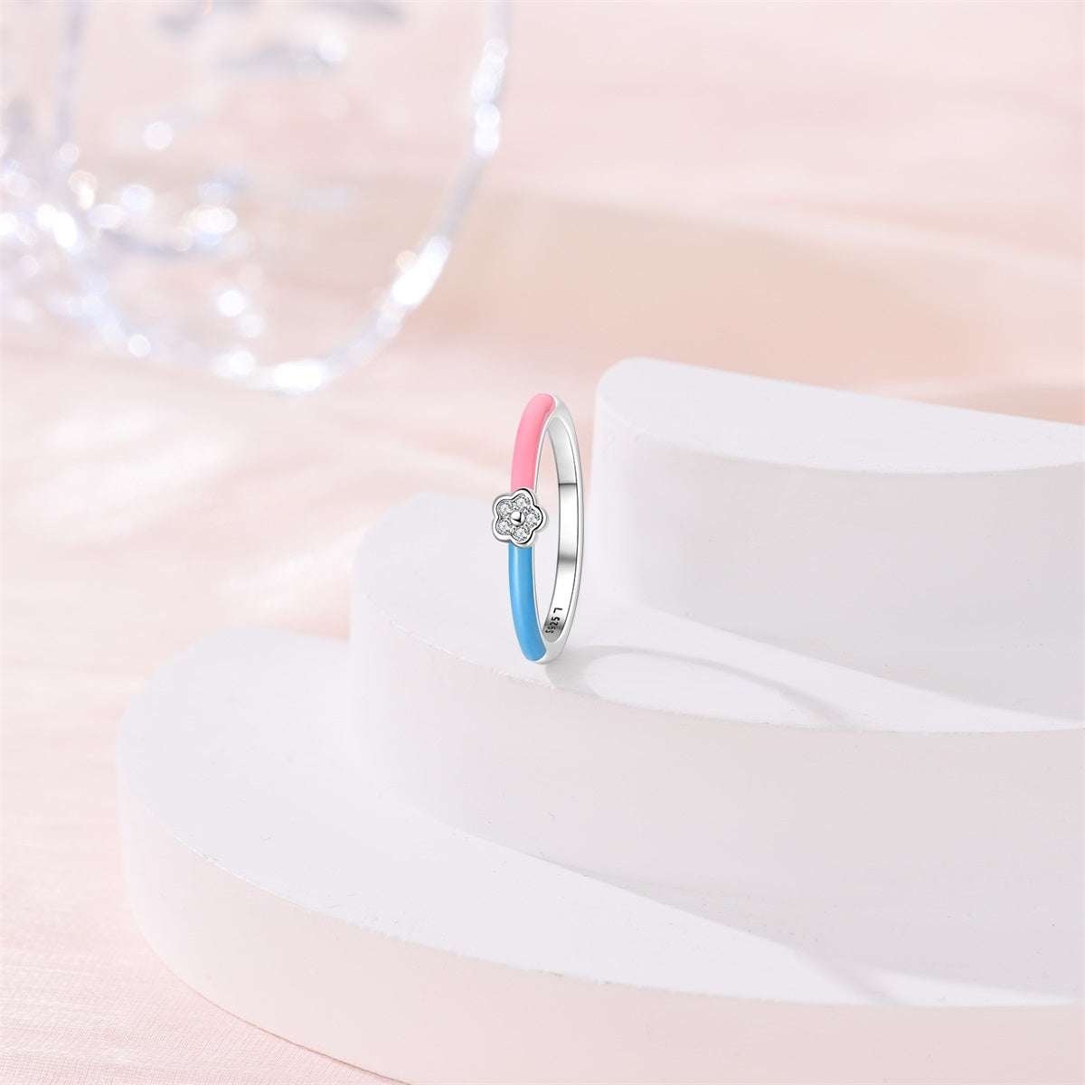 Anillo Azul & Rosa