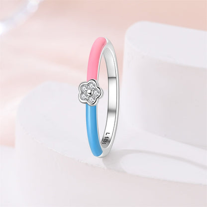 Anillo Azul & Rosa
