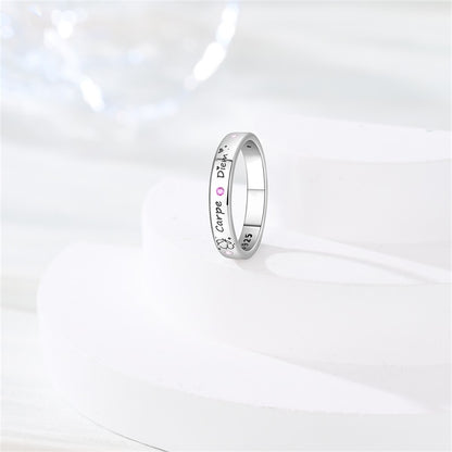 Anillo Carpe Diem